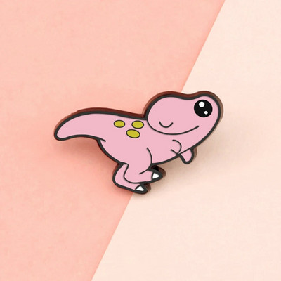 10 Style Cute Dinosaurs Enamel Pins Δημιουργικές καρφίτσες ζώων Διακόσμηση σακιδίου πλάτης για παιδιά Κοσμήματα Γυναικείο παλτό Καρφίτσα με πέτο Δώρο