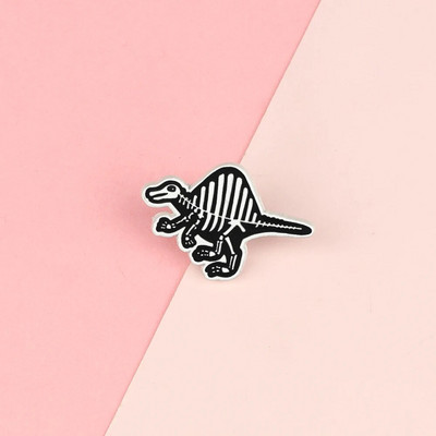 10 Style Cute Dinosaurs Enamel Pins Δημιουργικές καρφίτσες ζώων Διακόσμηση σακιδίου πλάτης για παιδιά Κοσμήματα Γυναικείο παλτό Καρφίτσα με πέτο Δώρο