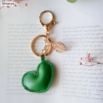 Γυναικείο Δερμάτινο Μπρελόκ Καρδιά Νέο Δερμάτινο Μπρελόκ Πεντάγραμμο Αστερίας με φύλλο Κρεμαστό Μπρελόκ Τσάντα Μπρελόκ Δώρο πάρτι JK3147