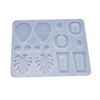 Mucegai din rășină epoxidică cristal, cercei, turnare cu pandantiv, matriță din silicon, artizanat, instrumente decorative pentru realizarea de bijuterii, dropship