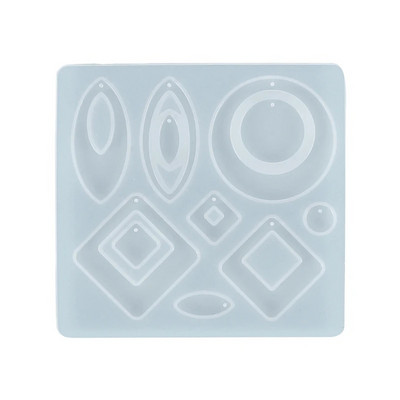 Mucegai din rășină epoxidică cristal, cercei, turnare cu pandantiv, matriță din silicon, artizanat, instrumente decorative pentru realizarea de bijuterii, dropship