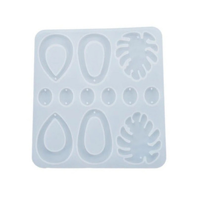 Mucegai din rășină epoxidică cristal, cercei, turnare cu pandantiv, matriță din silicon, artizanat, instrumente decorative pentru realizarea de bijuterii, dropship