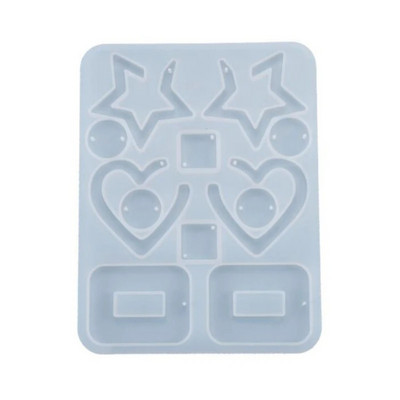 Mucegai din rășină epoxidică cristal, cercei, turnare cu pandantiv, matriță din silicon, artizanat, instrumente decorative pentru realizarea de bijuterii, dropship