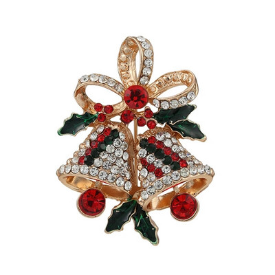 Πολυτελής έξοχη χριστουγεννιάτικη καρφίτσα καρφίτσα χιονάνθρωπος Άγιος Βασίλης Μπότα γιρλάντα μόδας κοσμήματα Χριστουγεννιάτικη διακόσμηση καρφίτσες