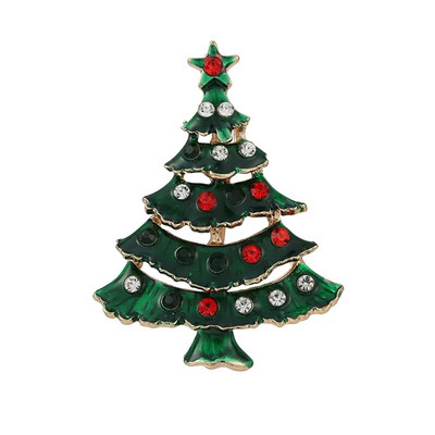 Πολυτελής έξοχη χριστουγεννιάτικη καρφίτσα καρφίτσα χιονάνθρωπος Άγιος Βασίλης Μπότα γιρλάντα μόδας κοσμήματα Χριστουγεννιάτικη διακόσμηση καρφίτσες