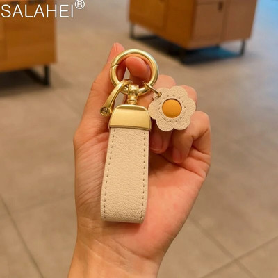 Δαχτυλίδι διακόσμησης κλειδιού αυτοκινήτου υψηλής ποιότητας Μικρό κρεμαστό μπρελόκ φρέσκο ανδρικό γυναικείο μπρελόκ Αντι-χαμένο κούμπωμα Αλυσίδα αυτοκινήτου για εσωτερικό αξεσουάρ