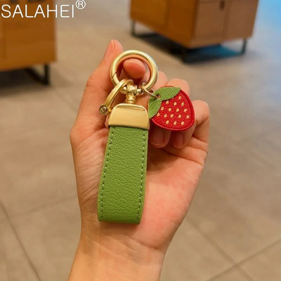 Δαχτυλίδι διακόσμησης κλειδιού αυτοκινήτου υψηλής ποιότητας Μικρό κρεμαστό μπρελόκ φρέσκο ανδρικό γυναικείο μπρελόκ Αντι-χαμένο κούμπωμα Αλυσίδα αυτοκινήτου για εσωτερικό αξεσουάρ