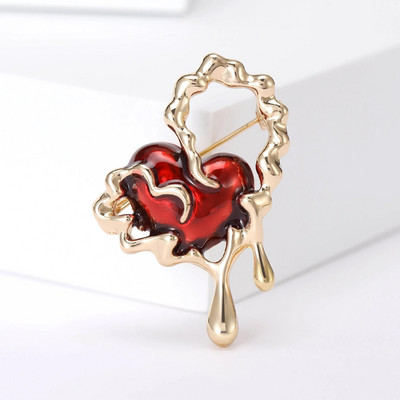 Beaut&Berry καρφίτσες αγάπης για την ημέρα του Αγίου Βαλεντίνου για γυναίκες Unisex Υψηλής ποιότητας κυβικά στρας Καρφίτσες για πάρτι casual αξεσουάρ