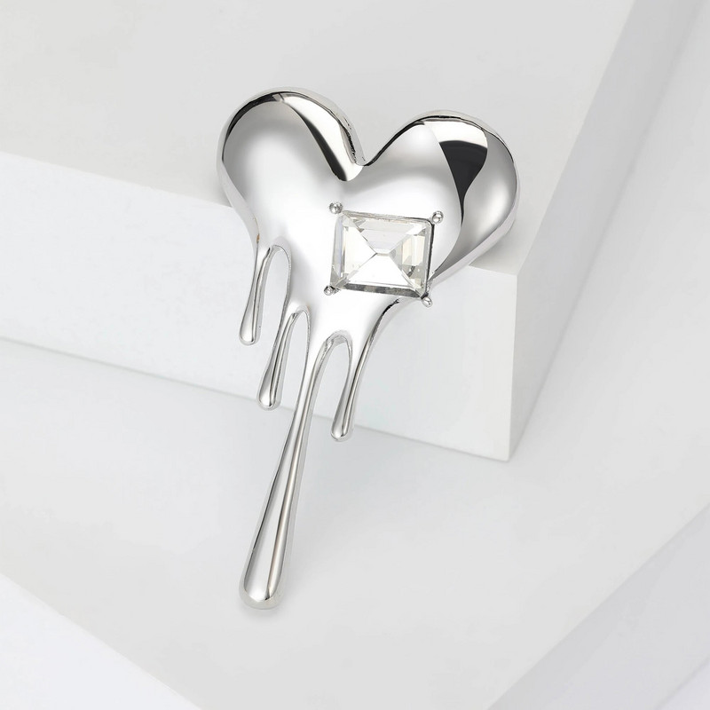 Beaut&Berry καρφίτσες αγάπης για την ημέρα του Αγίου Βαλεντίνου για γυναίκες Unisex Υψηλής ποιότητας κυβικά στρας Καρφίτσες για πάρτι casual αξεσουάρ