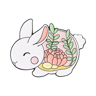 Meža dārza emaljas adata Pielāgota Lapsa Kaķis Lācis Ezis Piespraudes Soma Atloka piespraudes Karikatūra Dzīvnieku nozīmīte Rotas dāvana bērnu draugiem