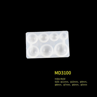 DIY kristāla acu silikona veidne lelles apaļo acu veidnei sveķu rotaslietu izgatavošanai