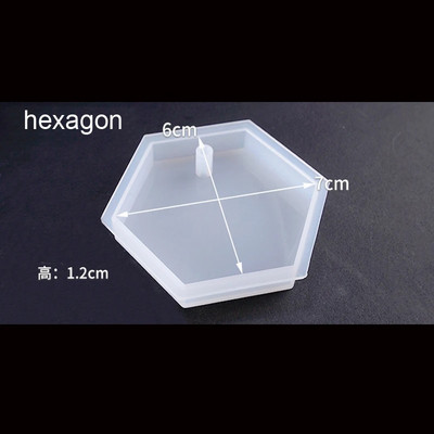 Sirds formas veidnes sešstūra izcelt viļņaini ovālas ekspoksīda sveķu veidnes rotaslietu veidne rotaslietu kulonu kulonu instrumentu izgatavošanai