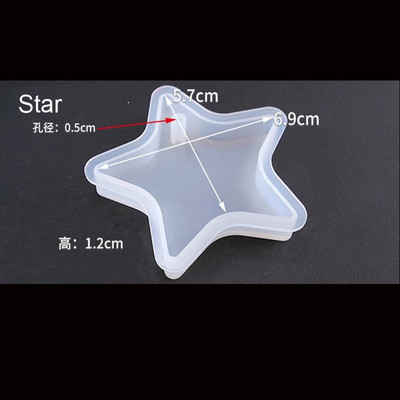 Sirds formas veidnes sešstūra izcelt viļņaini ovālas ekspoksīda sveķu veidnes rotaslietu veidne rotaslietu kulonu kulonu instrumentu izgatavošanai