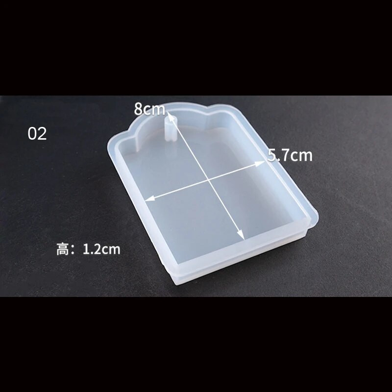 Sirds formas veidnes sešstūra izcelt viļņaini ovālas ekspoksīda sveķu veidnes rotaslietu veidne rotaslietu kulonu kulonu instrumentu izgatavošanai