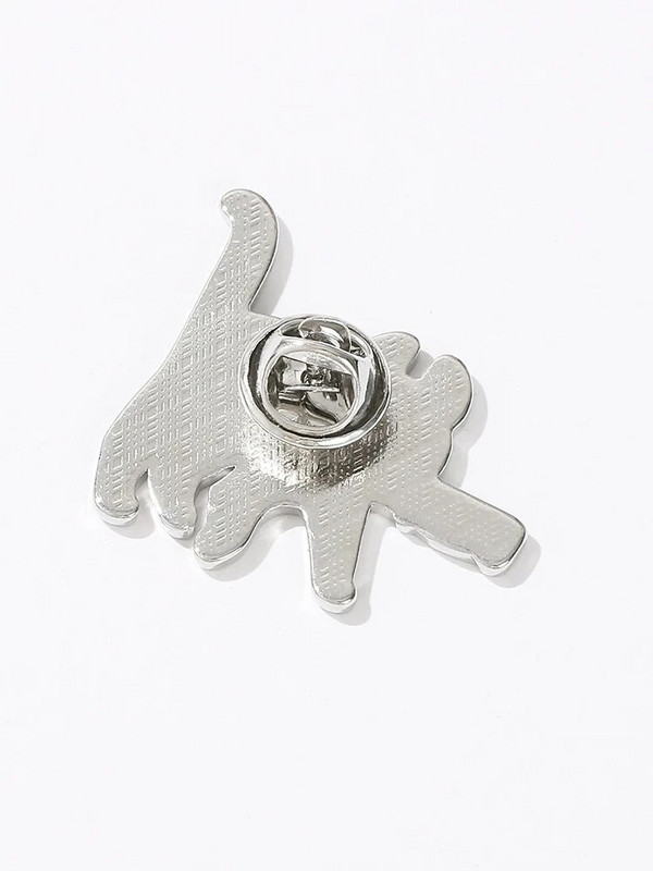 Crtani mačak s nožem Emajlirani broš Smiješne ubojice Crna maca Mew Mew Traper igla za rever Modna torba Bedž Nakit Poklon za prijatelja