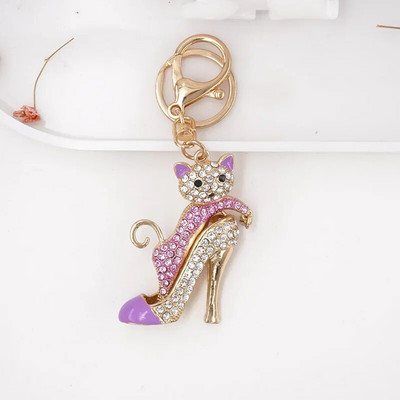 Ψηλοτάκουνα Μπρελόκ Κρυστάλλινο Μεταλλικό Μπρελόκ Μπότες Gaubon Κρεμαστό Τσάντα Μπρελόκ Αξεσουάρ Χονδρική 1τμχ