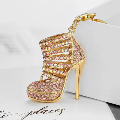 Ψηλοτάκουνα Μπρελόκ Κρυστάλλινο Μεταλλικό Μπρελόκ Μπότες Gaubon Κρεμαστό Τσάντα Μπρελόκ Αξεσουάρ Χονδρική 1τμχ