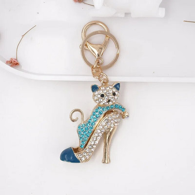 Ψηλοτάκουνα Μπρελόκ Κρυστάλλινο Μεταλλικό Μπρελόκ Μπότες Gaubon Κρεμαστό Τσάντα Μπρελόκ Αξεσουάρ Χονδρική 1τμχ