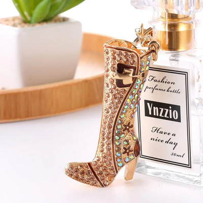 Ψηλοτάκουνα Μπρελόκ Κρυστάλλινο Μεταλλικό Μπρελόκ Μπότες Gaubon Κρεμαστό Τσάντα Μπρελόκ Αξεσουάρ Χονδρική 1τμχ