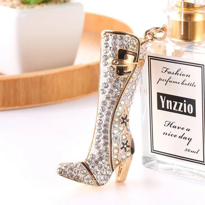 Ψηλοτάκουνα Μπρελόκ Κρυστάλλινο Μεταλλικό Μπρελόκ Μπότες Gaubon Κρεμαστό Τσάντα Μπρελόκ Αξεσουάρ Χονδρική 1τμχ