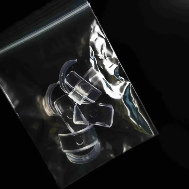 Νέο αυτοκόλλητο με διαφανές εσωτερικό δακτύλιο 8 τμχ για μεγάλου μεγέθους δαχτυλίδια Anti Lost Invisible Ring Fixed Sightener Reducer Reducer Reducer