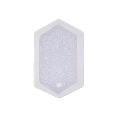 DIY dimantu saraksta kristāla epoksīda sveķu veidne aromterapijas kulonu ziepju atslēgu piekariņš Hangtag silikona veidne