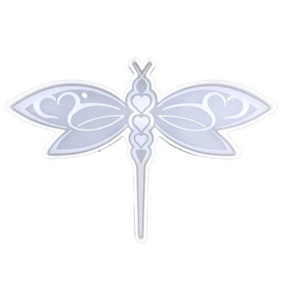 Ρητίνη χύτευση καλούπι σιλικόνης σε σχήμα λιβελλούλη Μπρελόκ Κρεμαστό καλούπι κοσμημάτων DIY