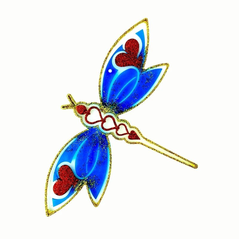 Ρητίνη χύτευση καλούπι σιλικόνης σε σχήμα λιβελλούλη Μπρελόκ Κρεμαστό καλούπι κοσμημάτων DIY