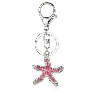 2020. gada modes jaunas krāsas kalnu kristāls, jauks, pilināms eļļas jūras zvaigzne, metāla soma, maka atslēgu piekariņš