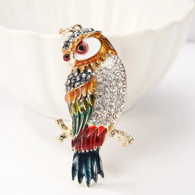 XDPQQ karikatūras ornaments pūces metāla atslēgu piekariņa krāsas pilināms radošs somas kulons