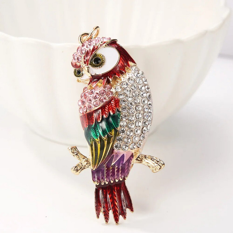 XDPQQ karikatūras ornaments pūces metāla atslēgu piekariņa krāsas pilināms radošs somas kulons