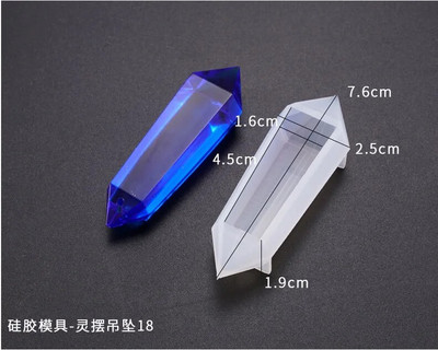 Mīksta kristāla UV epoksīda veidne DIY kulonu veidņu rotaslietas rīki kulonu dekorēšanai silikona veidnes sveķu juvelierizstrādājumu izgatavošanai