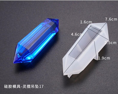 Mīksta kristāla UV epoksīda veidne DIY kulonu veidņu rotaslietas rīki kulonu dekorēšanai silikona veidnes sveķu juvelierizstrādājumu izgatavošanai