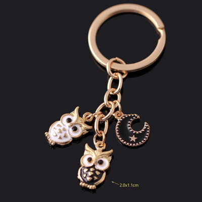 Modes atslēgu piekariņi Sievietēm Jauki Pūce Automašīnas Atslēgu piekariņi Draugu Kulonu Turētājs Piekariņi Soma Aksesuāri Rotaslietas Dāvanas