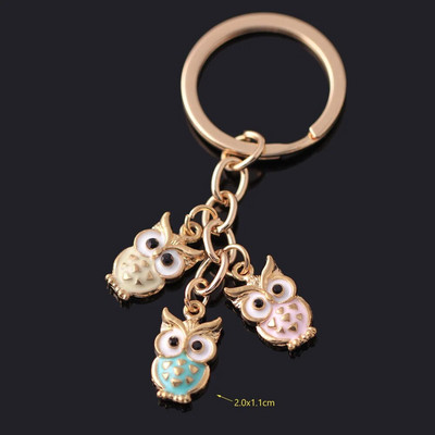 Modes atslēgu piekariņi Sievietēm Jauki Pūce Automašīnas Atslēgu piekariņi Draugu Kulonu Turētājs Piekariņi Soma Aksesuāri Rotaslietas Dāvanas