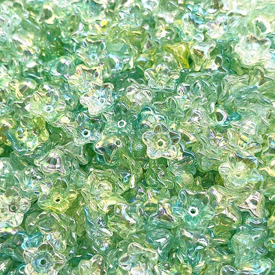 ΝΕΑ 50 τμχ 7x13 χιλιοστά σταδιακή αλλαγή ακρυλικές χάντρες καμπάνας Καπέλα Κοσμήματα ευρήματα Γούρια Βραχιόλια Spacer χάντρες για κατασκευή κοσμημάτων