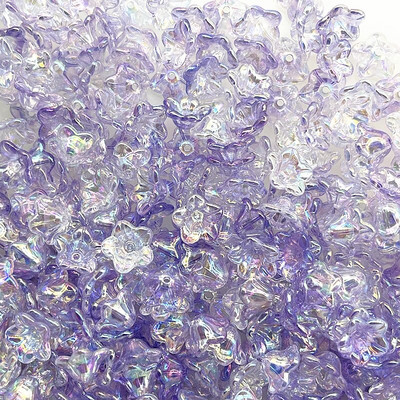 ΝΕΑ 50 τμχ 7x13 χιλιοστά σταδιακή αλλαγή ακρυλικές χάντρες καμπάνας Καπέλα Κοσμήματα ευρήματα Γούρια Βραχιόλια Spacer χάντρες για κατασκευή κοσμημάτων