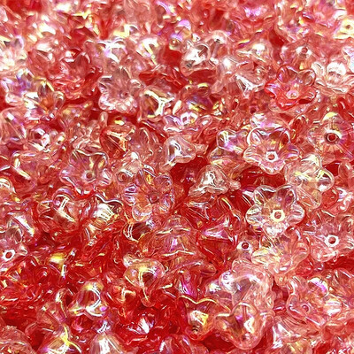 ΝΕΑ 50 τμχ 7x13 χιλιοστά σταδιακή αλλαγή ακρυλικές χάντρες καμπάνας Καπέλα Κοσμήματα ευρήματα Γούρια Βραχιόλια Spacer χάντρες για κατασκευή κοσμημάτων