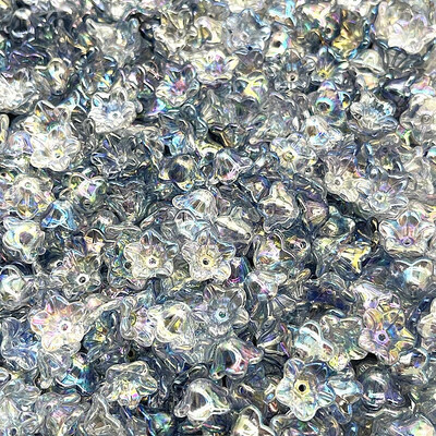 ΝΕΑ 50 τμχ 7x13 χιλιοστά σταδιακή αλλαγή ακρυλικές χάντρες καμπάνας Καπέλα Κοσμήματα ευρήματα Γούρια Βραχιόλια Spacer χάντρες για κατασκευή κοσμημάτων