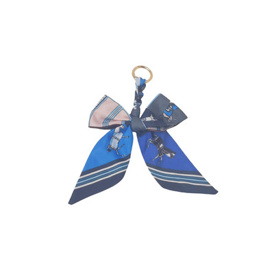 Ar rokām austas zīda šalles atslēgu piekariņi Kulons Krāsains bantīšu soma Dekoratīvā personība Jauka lente atslēgu piekariņu aksesuāri Dāvana draugam