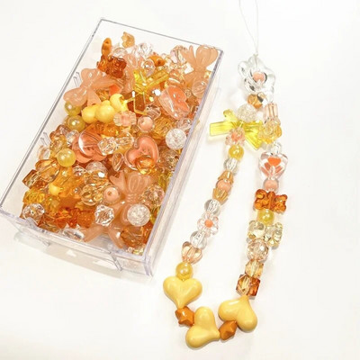 20 g sajaukšanas stila pavasara krāsas akrila krelles DIY rokām darinātām rokassprādzēm rotaslietu izgatavošanas piederumiem