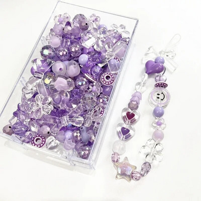 20 g sajaukšanas stila pavasara krāsas akrila krelles DIY rokām darinātām rokassprādzēm rotaslietu izgatavošanas piederumiem