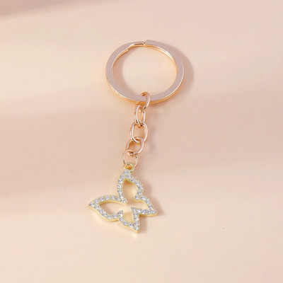 Ρομαντικά μπρελόκ Moon Star Κρυστάλλινα μπρελόκ Δώρο για γυναίκες Ανδρικές τσάντες με κλειδί αυτοκινήτου Κρεμαστά κοσμήματα Αξεσουάρ κατασκευής