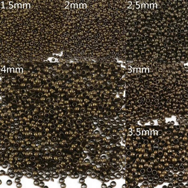 Χονδρική 1,5/2/2,5/3/3,5/4 χιλιοστά σφαίρα με σφαίρα στο τέλος χάντρες με πώμα διαχωρισμού για κοσμήματα κολιέ DIY Making Findings Αξεσουάρ