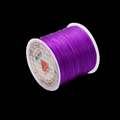 10 metri 0,7 mm elastīga vītne, apaļa kristāla līnija neilona gumijas elastīga aukla elastīga virve rotaslietu izgatavošanai, pērlīšu aproce