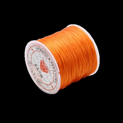 10 metri 0,7 mm elastīga vītne, apaļa kristāla līnija neilona gumijas elastīga aukla elastīga virve rotaslietu izgatavošanai, pērlīšu aproce