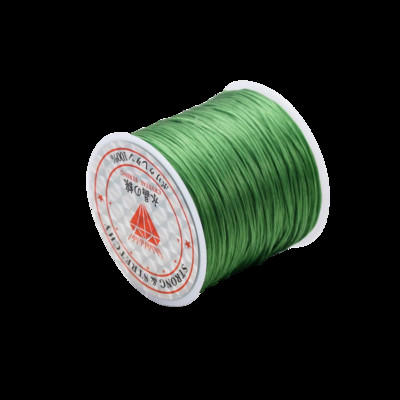 10 metri 0,7 mm elastīga vītne, apaļa kristāla līnija neilona gumijas elastīga aukla elastīga virve rotaslietu izgatavošanai, pērlīšu aproce