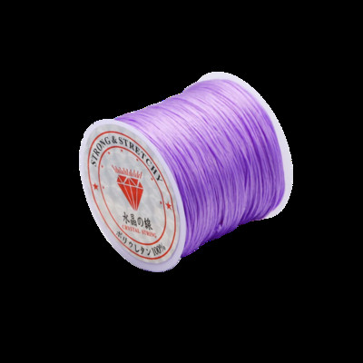 10 metri 0,7 mm elastīga vītne, apaļa kristāla līnija neilona gumijas elastīga aukla elastīga virve rotaslietu izgatavošanai, pērlīšu aproce