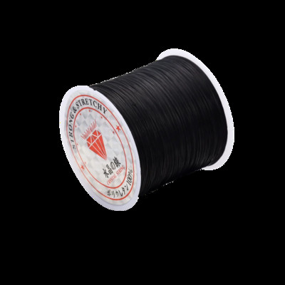 10 metri 0,7 mm elastīga vītne, apaļa kristāla līnija neilona gumijas elastīga aukla elastīga virve rotaslietu izgatavošanai, pērlīšu aproce