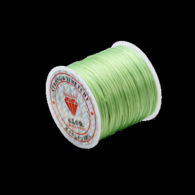 10 metri 0,7 mm elastīga vītne, apaļa kristāla līnija neilona gumijas elastīga aukla elastīga virve rotaslietu izgatavošanai, pērlīšu aproce